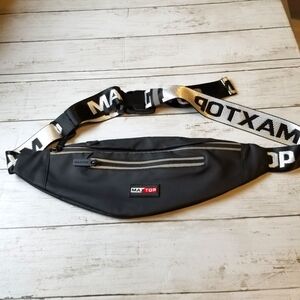 Maxtop Black Fanny Pack Belt Waist Bag